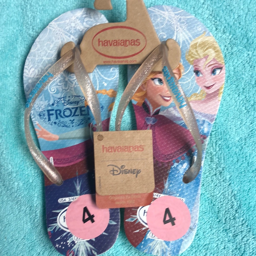 Frozen Disney Havaianas flip flops